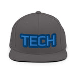 CUSTOM SNAPBACK HAT • TECH STYLE FONT • 1 •