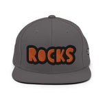 CUSTOM SNAPBACK HAT • ROCKS STYLE FONT • 1 •