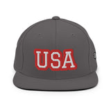 CUSTOM SNAPBACK HAT • USA STYLE FONT • 1 •