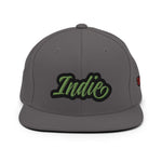 CUSTOM SNAPBACK HAT • INDIE STYLE FONT • 1 •