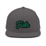 CUSTOM SNAPBACK HAT • FISH STYLE FONT • 1 •