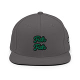 CUSTOM SNAPBACK HAT • FISH STYLE FONT • 2 •