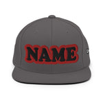 CUSTOM NAME • SNAPBACK HAT • ADD ANY NAME/WORD/YEAR/DATE/AGE/NUMBER