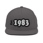 CUSTOM YEAR OF BIRTH • SNAPBACK HAT • ESTABLISHED ???? ADD ANY YEAR