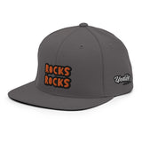 CUSTOM SNAPBACK HAT • ROCKS STYLE FONT • 2 •