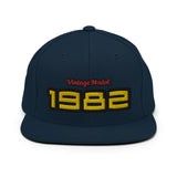 CUSTOM YEAR OF BIRTH SNAPBACK HAT.