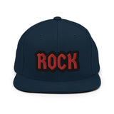 CUSTOM SNAPBACK HAT • ROCK STYLE FONT • 1 •