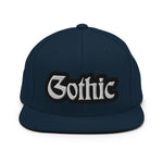 CUSTOM SNAPBACK HAT • GOTHIC STYLE FONT • 1 •