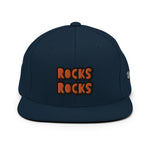 CUSTOM SNAPBACK HAT • ROCKS STYLE FONT • 2 •