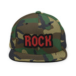 CUSTOM SNAPBACK HAT • ROCK STYLE FONT • 1 •