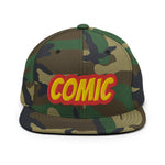 CUSTOM SNAPBACK HAT • COMIC STYLE FONT • 1 •