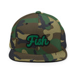 CUSTOM SNAPBACK HAT • FISH STYLE FONT • 1 •