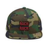 CUSTOM SNAPBACK HAT • ROCK STYLE FONT • 2 •