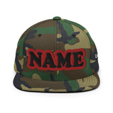 CUSTOM NAME • SNAPBACK HAT • ADD ANY NAME/WORD/YEAR/DATE/AGE/NUMBER