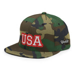 CUSTOM SNAPBACK HAT • USA STYLE FONT • 1 •