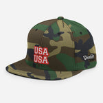 CUSTOM SNAPBACK HAT • USA STYLE FONT • 2 •