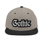 CUSTOM SNAPBACK HAT • GOTHIC STYLE FONT • 1 •