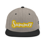 CUSTOM SNAPBACK HAT • SUMMER STYLE FONT • 1 •