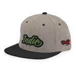 CUSTOM SNAPBACK HAT • INDIE STYLE FONT • 1 •