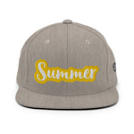 CUSTOM SNAPBACK HAT • SUMMER STYLE FONT • 1 •