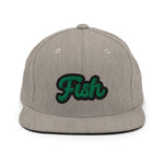 CUSTOM SNAPBACK HAT • FISH STYLE FONT • 1 •