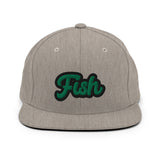 CUSTOM SNAPBACK HAT • FISH STYLE FONT • 1 •