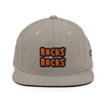 CUSTOM SNAPBACK HAT • ROCKS STYLE FONT • 2 •