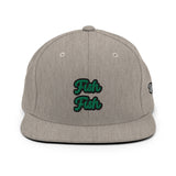 CUSTOM SNAPBACK HAT • FISH STYLE FONT • 2 •