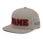 CUSTOM NAME • SNAPBACK HAT • ADD ANY NAME/WORD/YEAR/DATE/AGE/NUMBER