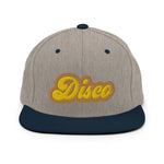 CUSTOM SNAPBACK HAT • DISCO STYLE FONT • 1 •