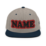 CUSTOM NAME • SNAPBACK HAT • ADD ANY NAME/WORD/YEAR/DATE/AGE/NUMBER