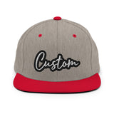 CUSTOM SNAPBACK HAT. ADD YOUR TEXT.