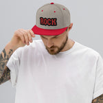 CUSTOM SNAPBACK HAT • ROCK STYLE FONT • 1 •