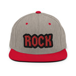 CUSTOM SNAPBACK HAT • ROCK STYLE FONT • 1 •