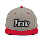 CUSTOM SNAPBACK HAT • PIRATE STYLE FONT • 1 •