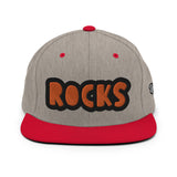 CUSTOM SNAPBACK HAT • ROCKS STYLE FONT • 1 •