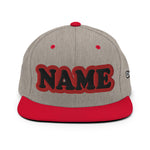 CUSTOM NAME • SNAPBACK HAT • ADD ANY NAME/WORD/YEAR/DATE/AGE/NUMBER