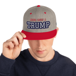 CUSTOM NEVER TRUST A TRUMP (FART) • SNAPBACK HAT • PERSONALIZE IT - TEXT & COLOR