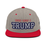 CUSTOM NEVER TRUST A TRUMP (FART) • SNAPBACK HAT • PERSONALIZE IT - TEXT & COLOR