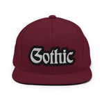 CUSTOM SNAPBACK HAT • GOTHIC STYLE FONT • 1 •