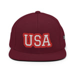 CUSTOM SNAPBACK HAT • USA STYLE FONT • 1 •