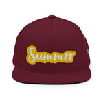 CUSTOM SNAPBACK HAT • SUMMER STYLE FONT • 1 •