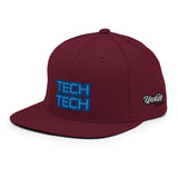 CUSTOM SNAPBACK HAT • TECH STYLE FONT • 2 •