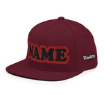 CUSTOM NAME • SNAPBACK HAT • ADD ANY NAME/WORD/YEAR/DATE/AGE/NUMBER