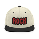 CUSTOM SNAPBACK HAT • ROCK STYLE FONT • 1 •