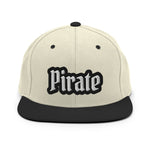 CUSTOM SNAPBACK HAT • PIRATE STYLE FONT • 1 •