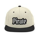 CUSTOM SNAPBACK HAT • PIRATE STYLE FONT • 1 •