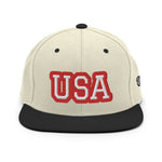 CUSTOM SNAPBACK HAT • USA STYLE FONT • 1 •