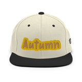 CUSTOM SNAPBACK HAT • AUTUMN STYLE FONT • 1 •