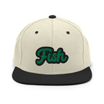 CUSTOM SNAPBACK HAT • FISH STYLE FONT • 1 •